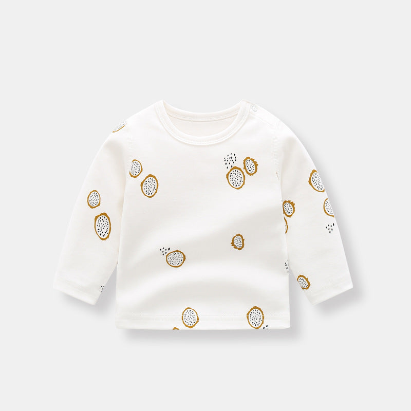 Organic Cotton Boys Bottoming Shirt Long Sleeve T-Shirt