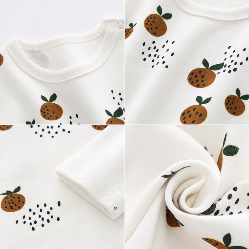 Organic Cotton Boys Bottoming Shirt Long Sleeve T-Shirt